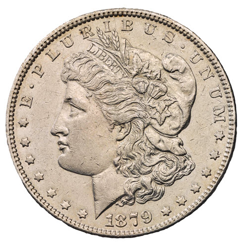 серебряный доллар сша 1879