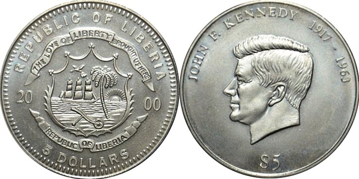 доллар Кеннеди Либерия
